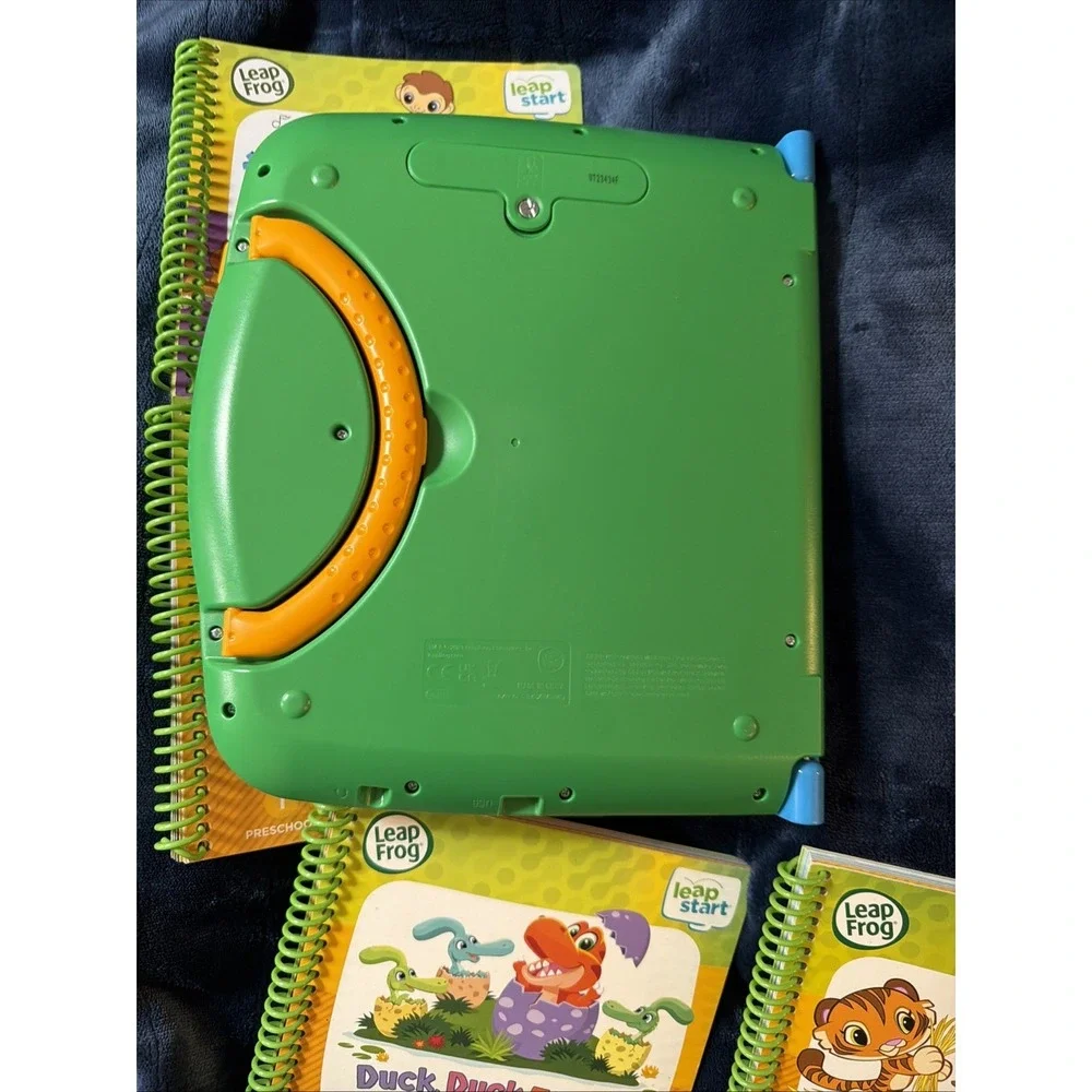 Leap Start Learning System With 4 Books Lot Works Preschool Fort Duck Carson ABC